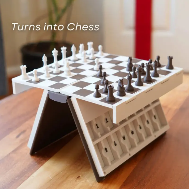 Fun hanging board game for adults - bookshelf design, vocabulary and spelling challenge, travel game, Portable Chess Game, suitable for parties, weddings, and as a birthday gift