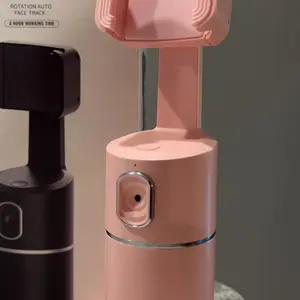 Product Review of auto Face Tracking Tripod, Mother's Day Gift,No App Required, 360° Rotation Face Body Phone Camera Mount Smart Shooting Phone Tracking Holder for Live Vlog Streaming Video, Rechargeable Battery Accessories Selfie from K**