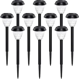 Solar Outdoor Torch Lights with Realistic Flickering Flame, Waterproof Solar Garden Lights, Auto On/Off Landscape Lighting for Patio Pathway Yard Driveway Halloween Decorations