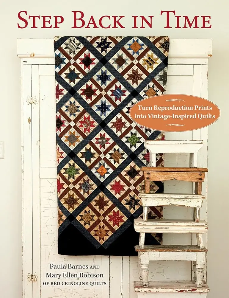 Vintage-Inspired Quilt Craft Guide Book - DIY Resource for Craft Enthusiasts to Turn Reproduction Prints into Printed Patchwork Quilts