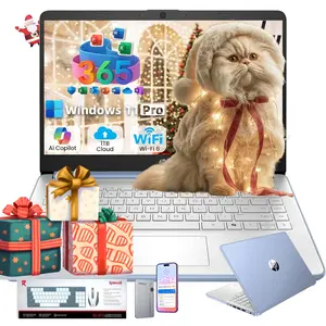 HP 14'' HD Student Business Laptop Computer | Windows 11 Pro | Webcam | AI-Powered Intel N150 | Ultra Light | Up to 16GB RAM 256GB SSD | Accessory Bundle