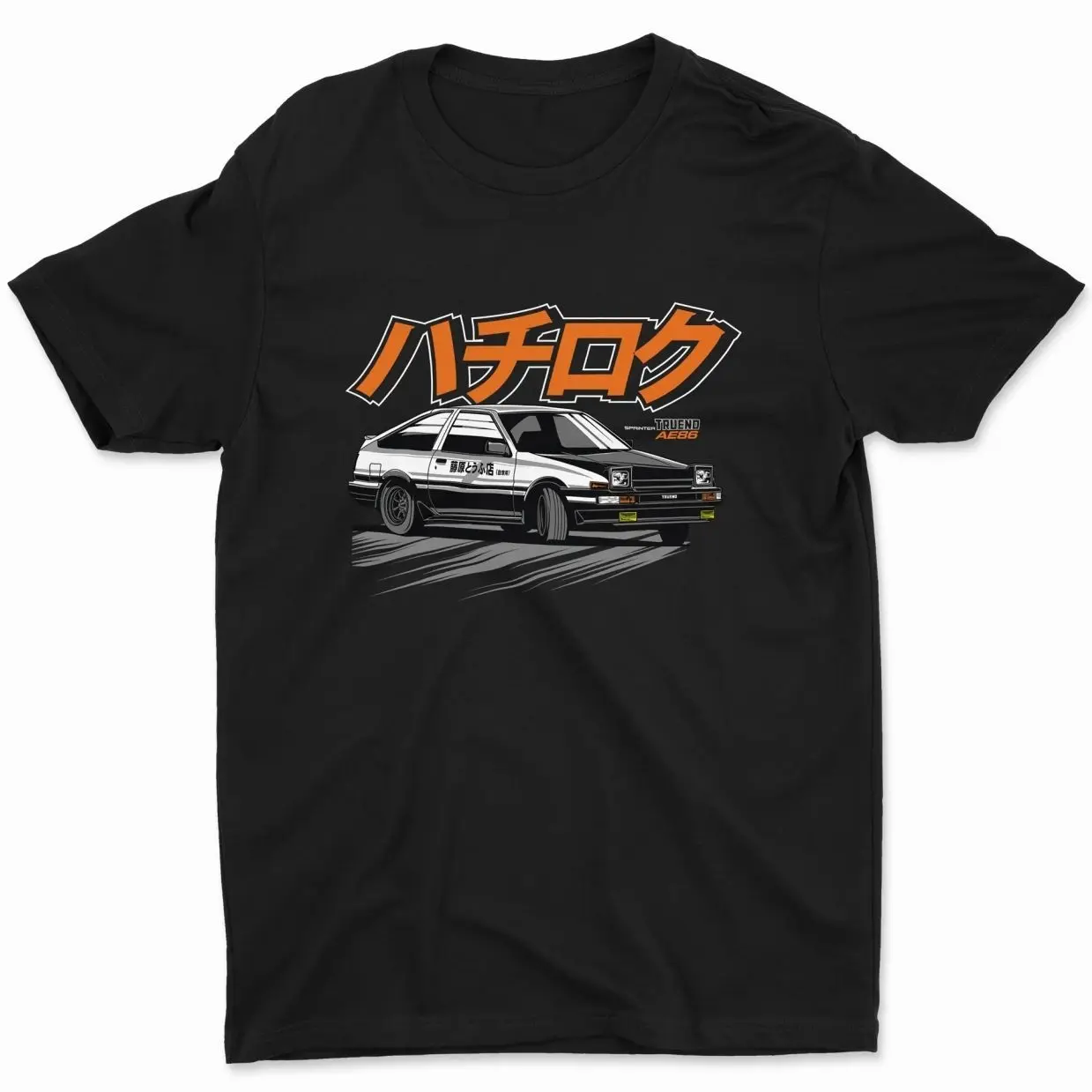 Toy AE86 Trueno T-Shirt Cotton Streetwear Tee for Car Enthusiasts