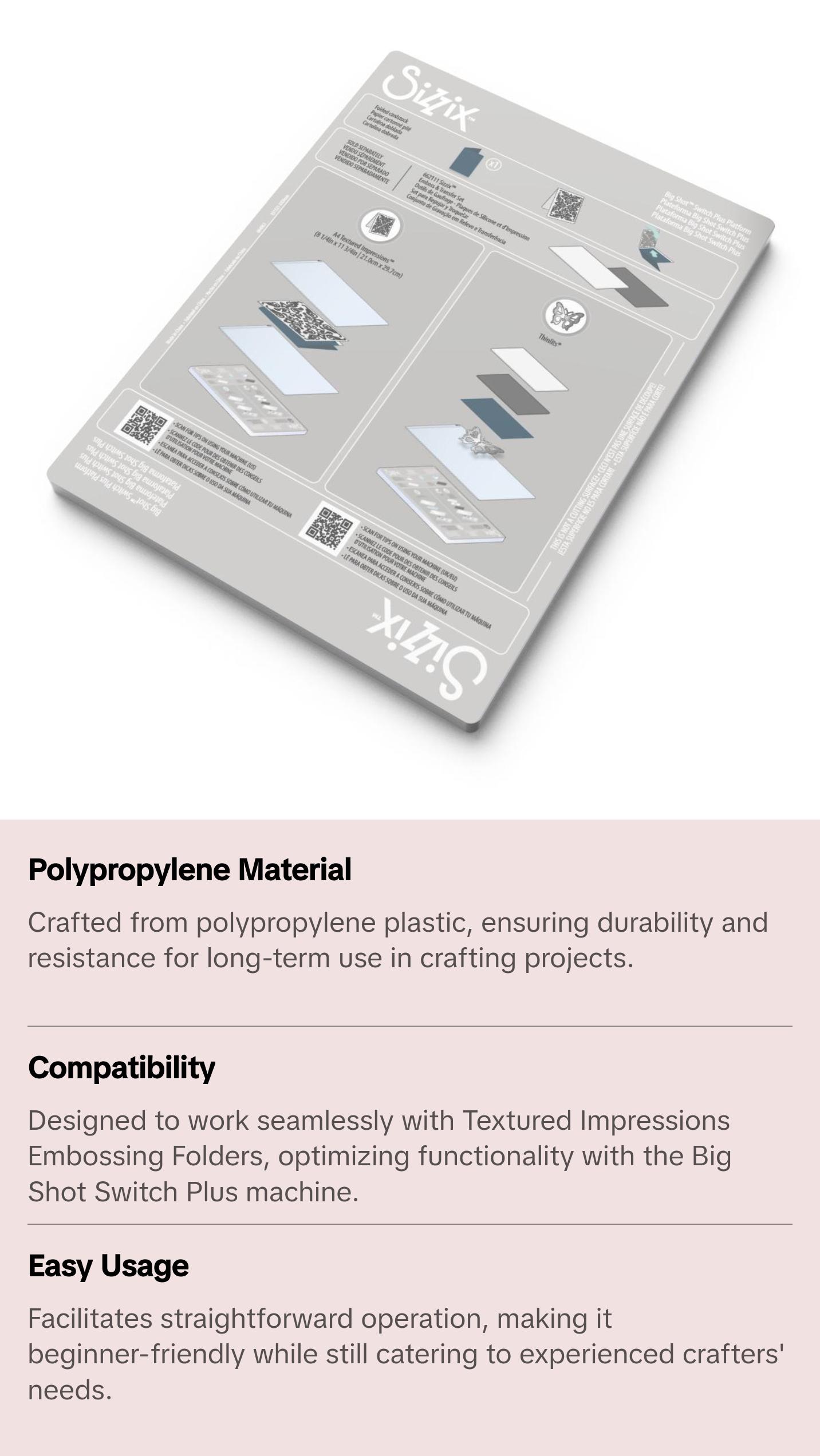 Sizzix Big Shot Switch Plus Accessory - Platform, Standard