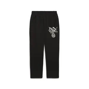 PUMA Mens X Lost Management Cities Graphic Drawstring Sweatpants Casual - Black