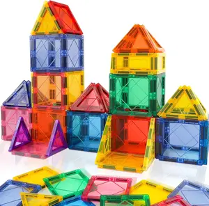 Easter Gift Tiles - 20pcs Building Blocks for 3+ Year Old Boys & Girls, Magnetic Sensory Toys for Creative Play and Learning