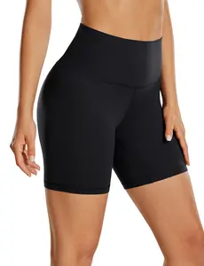 CRZ YOGA Womens Butterluxe Biker Shorts 6''- High Waisted Booty Workout Volleyball Yoga Spandex