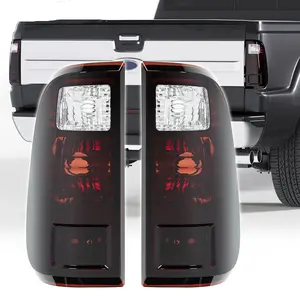 Pair Smoked Tail Lights For Ford F-250 F-350 F-450 F-550 Super Duty 2008-2016