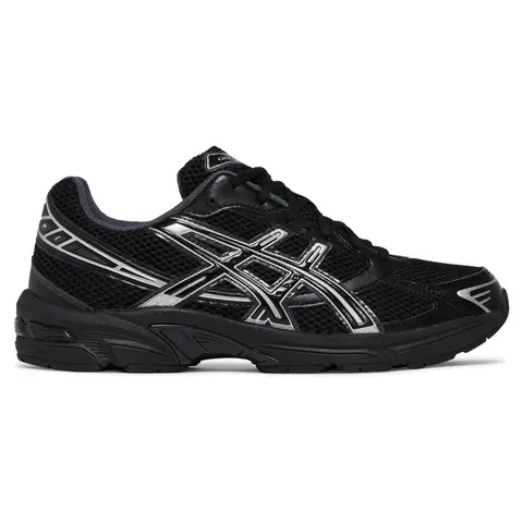 ASICS Gel-1130 Black Pure Silver Men's Sneakers, Authentic, Athletic, Low-top, Lace-up, Mesh Upper, Retro Runners, Comfortable Everyday Footwear, Casual Walking Shoes