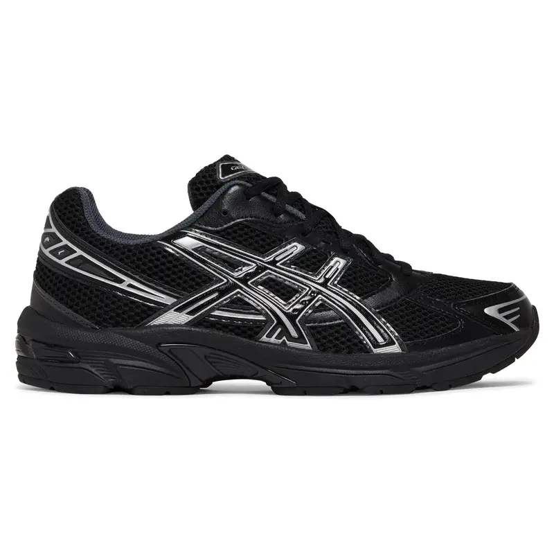 ASICS Gel-1130 Black Pure Silver Men's Sneakers, Authentic, Athletic, Low-top, Lace-up, Mesh Upper, Retro Runners, Comfortable Everyday Footwear, Casual Walking Shoes