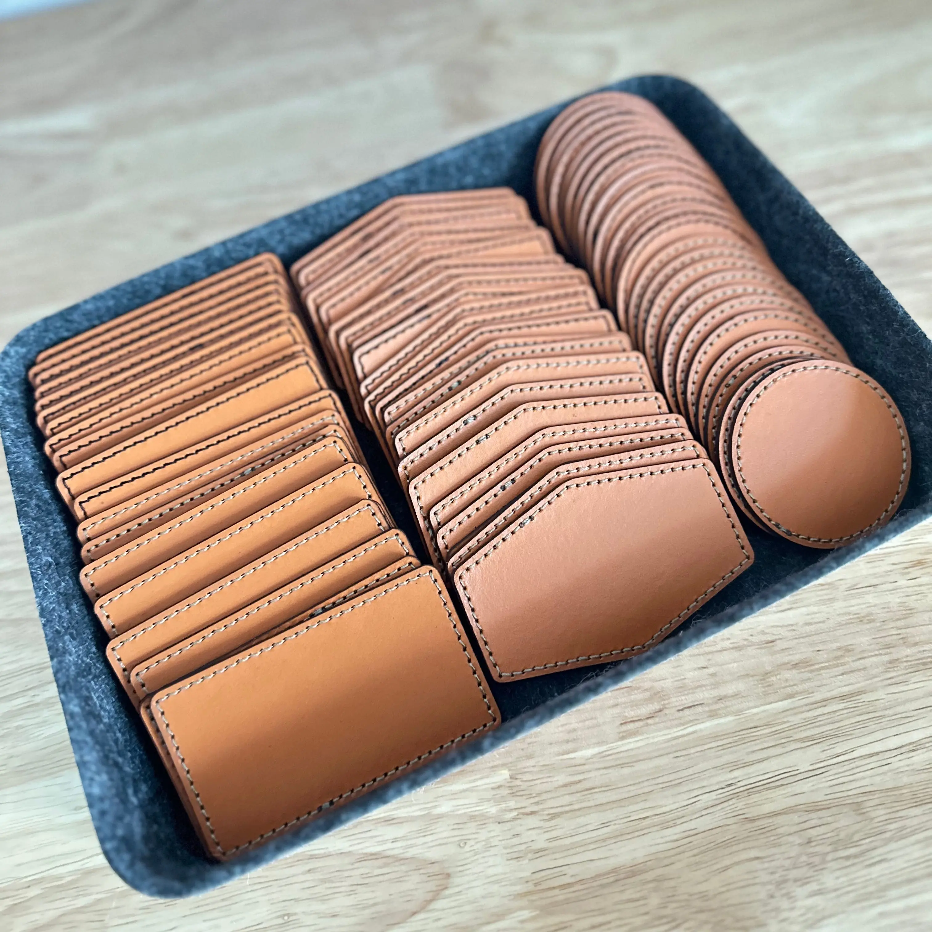 Blank Leather Hat Patches Blank Leather Hat Patches