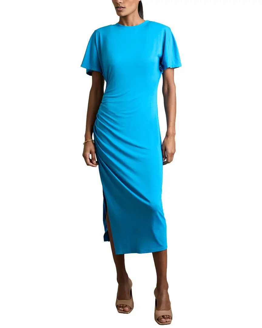 Reiss Tulia Side Ruched Midi Dress