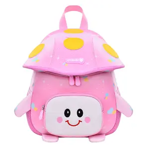 New Kindergarten Backpack for Boys Cute Mushroom Bag Diving Material Children's Backpack for Girls Mini Small Backpack