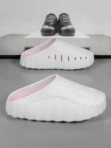 Couple Massage Shoe Bottom Half Slip-On, Thick Sole Height Increase, Breathable Anti-Slip, One-Step Lazy Sandals, Comfortable Footwear