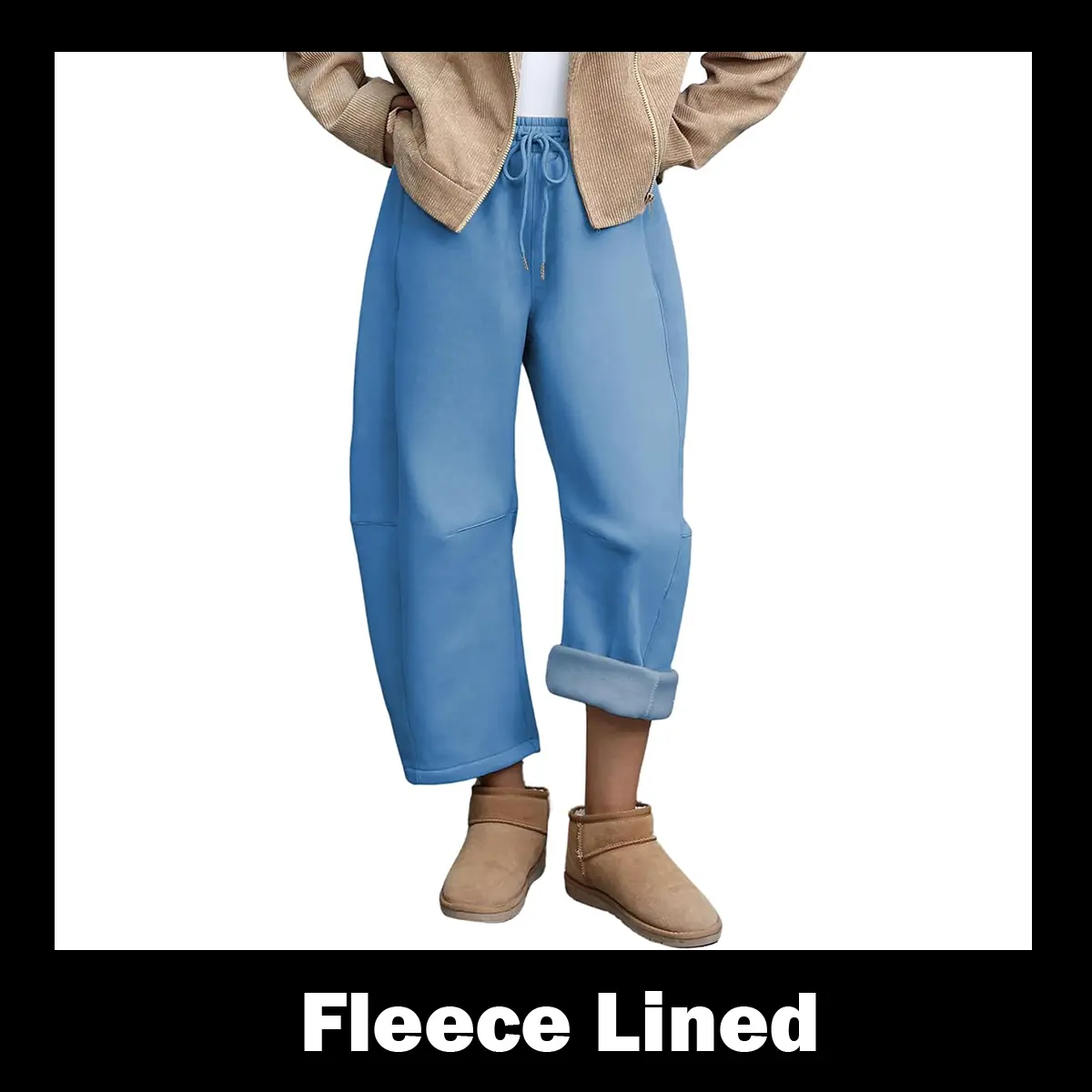 fleece lined-DustyBlue
