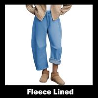 fleece lined-DustyBlue