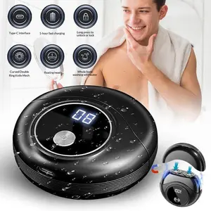 4D Electric Shaver 2 Head Razor Bald Beard Hair Skull Trimmer Beard Remover Mens