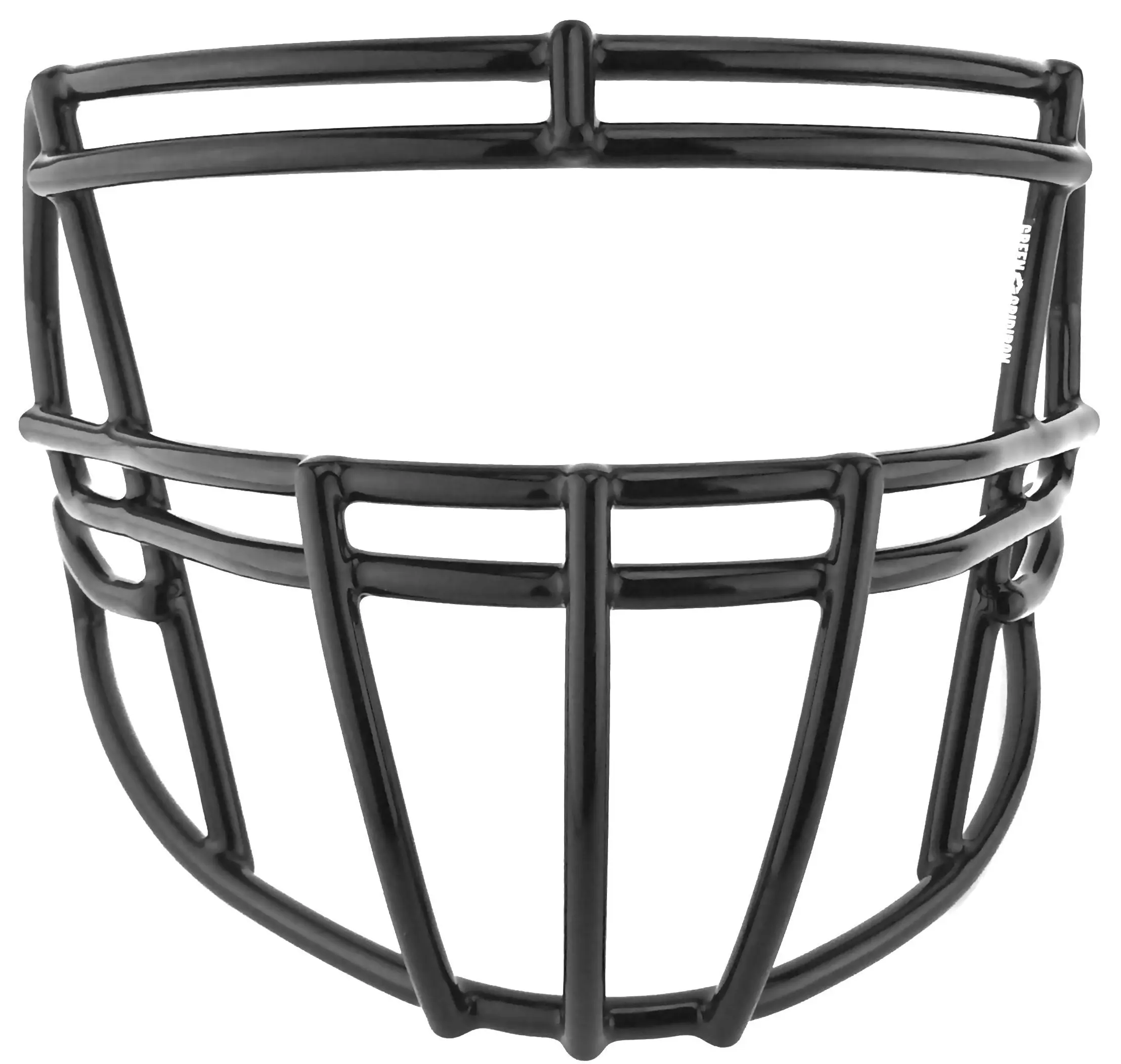 S2BDC-SP Carbon Steel Football Facemask by Green Gridiron, Recoated for Adult & Youth Riddell Revolution Speed Helmets, Fits M, L, XL Linebackers, Medium/Large/Xl, Adults