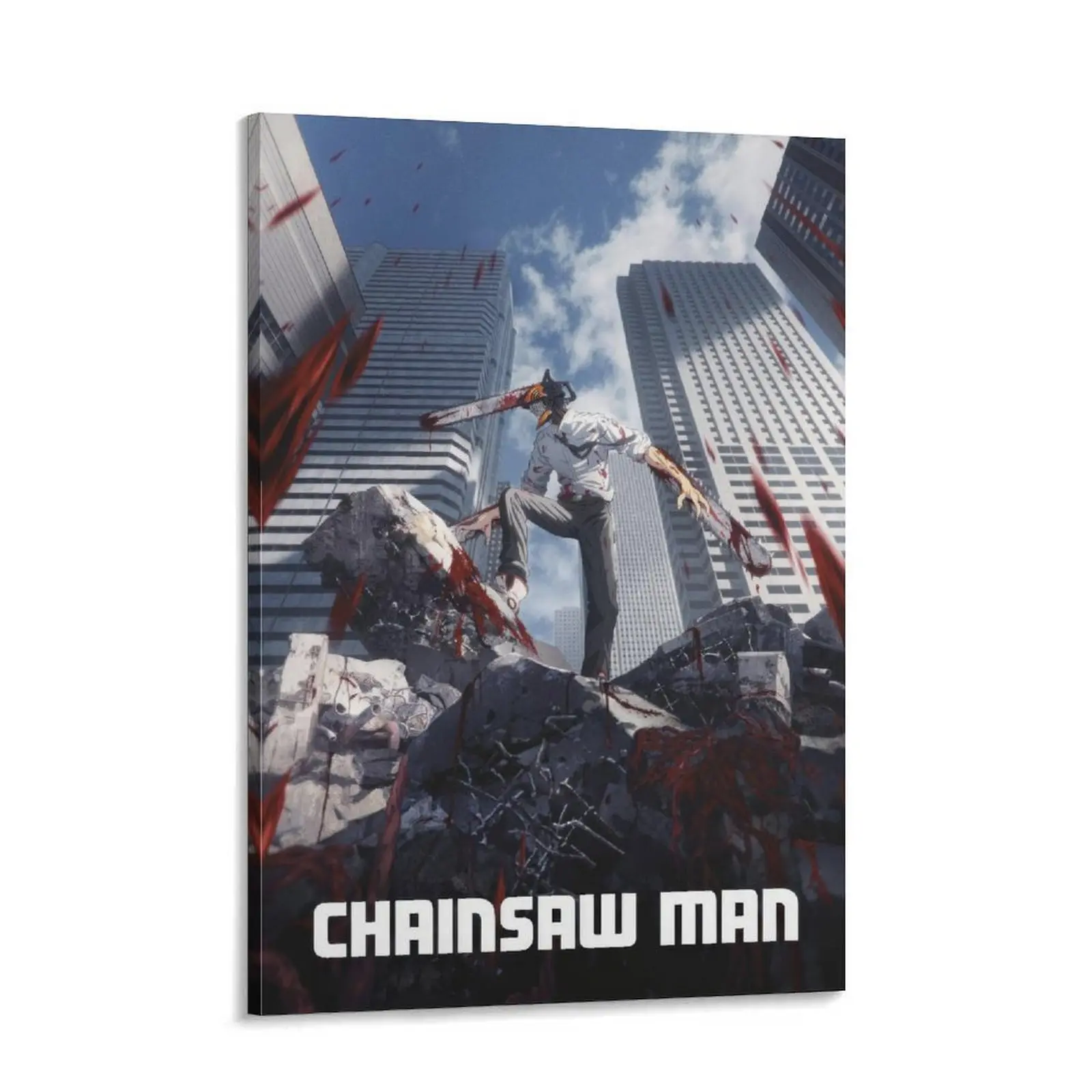 Chainsaw Man Graphic Prints Wall Decor - Artistic Key Art Poster, Ideal Gift for Home Decor Enthusiasts, Dorm Room Decor, Wall Picture Decor