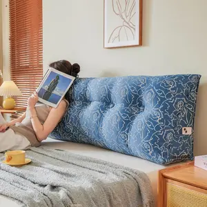 New Luxury Triangle Backrest Pillow, 7 Sizes Available, Multi-Functional, Side Pocket Design, Detachable Buttons, All Seasons Use