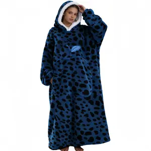 Leopard Print Apple Patterned Winter Coat with Hood 280G Cotton Fleece Warm Cozy Stylish for Cold Weather Casual Fashion Loungewear Menswear Nightwear