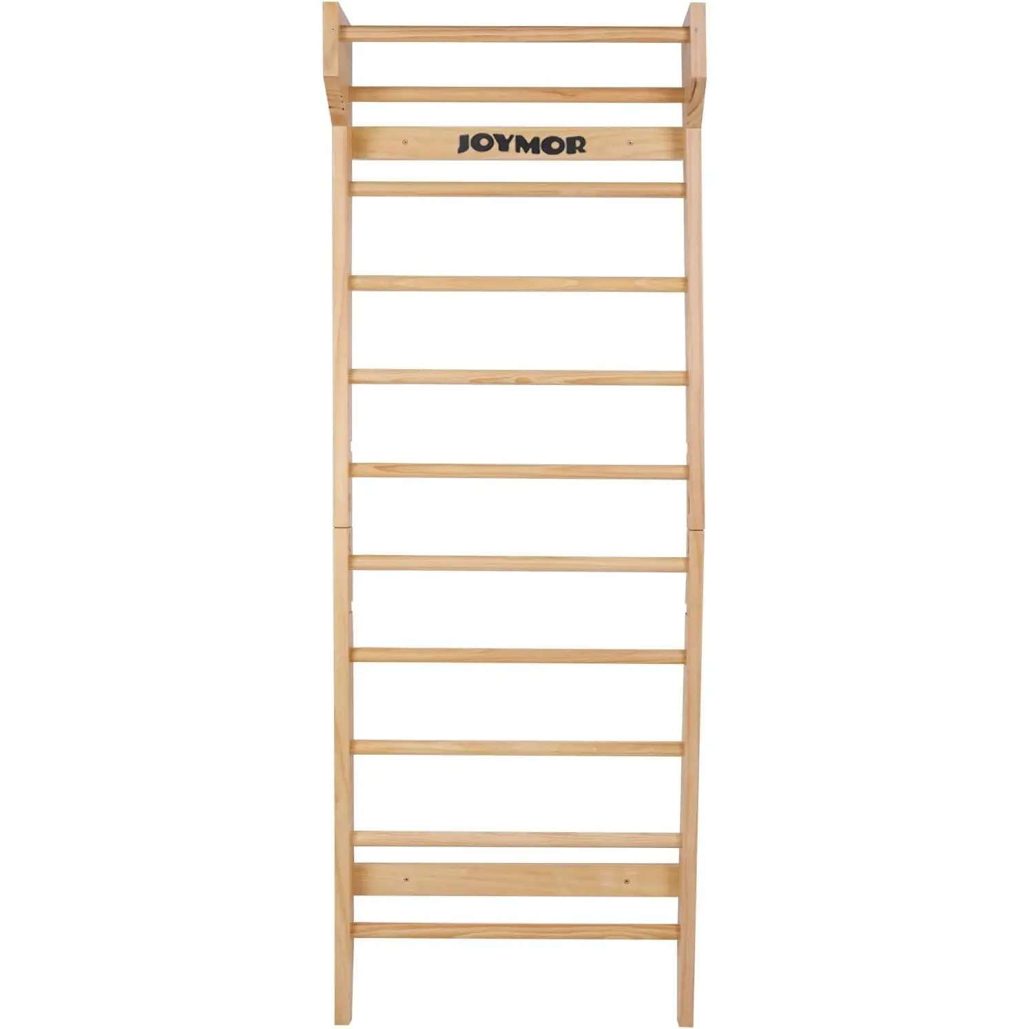JOYMOR Gymnastics Wood Stall Bar, Wall Mounted Pull Up Bar-Physical Therapy for Stretching Multiuse Exercise Ladder for Indoor Home Gym Workout