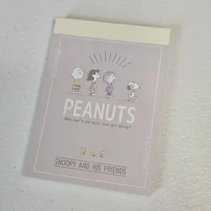 Peanuts Mini Memo Pad Japan Kawaii Stationery Collectible Gifts