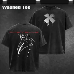 Chevelle band 90s vtg Rare design Albums Tour T shirt, Gift for band fans, Men's and women's round neck cotton casual T-shirt, Beautiful graphic T-shirt Top Womenswear Breathable Everyday