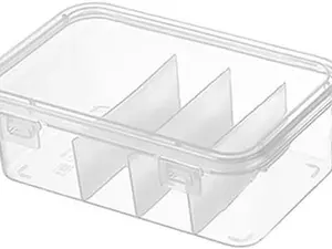 Clear Large-Capacity Cable Management Storage Box with Lid - Durable Plastic Space-Saving Organizer for Home & Office Desktop Storage