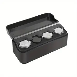 Car Coin Storage Box, 1 Piece Portable Coin Storage Organizer, Game Coin Container for Home Vehicle, Coin Holder, Funny Gift, Car Organization Supplies