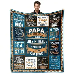 Fathers Day Blanket Mantas De Felpa Pap Dia De Las Padres Pap Regalos For Dad Birthday Gifts From DaughterSon In