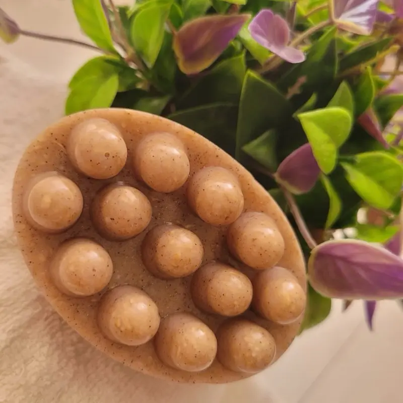 Jovita’s Handcrafted Oatmeal Exfoliating BODY bar Soap - Fragrance-Free, Exfoliating & Soothing Soap Made in Michoacan, Mexico - 70