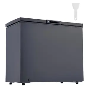 VEVOR Chest Freezer, 6.7 Cu.ft Compact Deep Freezer, Free Standing Top Open Door Chest Freezers with 2 Removable Baskets & Adjustable Thermostat - Energy Saving, Low Noise & Garage Ready, Black