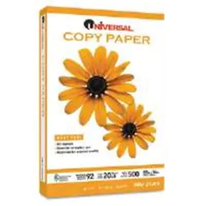 Universal UNV24200 Copy Paper- 92 Brightness- 20Lb- 8.5 X 14- White- 5000 Sheets Carton