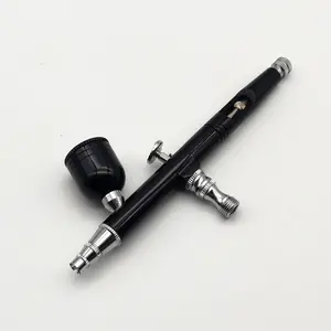 Multifunctional Spray Pen Kit, 1 Set Precision Double Action Gravity Spray Tool with Small Dropper & Wrench for Model Coloring, Furniture Repairing, Nail Art