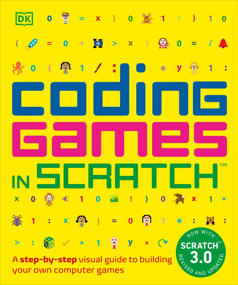 USED Book - Coding Games in Scratch: A Step-By-Step Visual Guide to Building Your Own Computer Games by Woodcock, Jon (Paperback) - english
