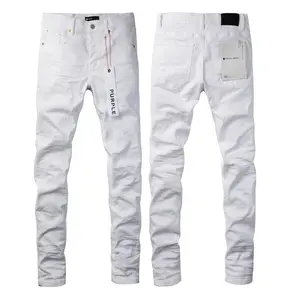 High-Stretch Skinny Jeans - Ripped Holes Denim Pants, Everyday Comfort Fit|           Casual Streetwear Man Pocket Menswear Trouser