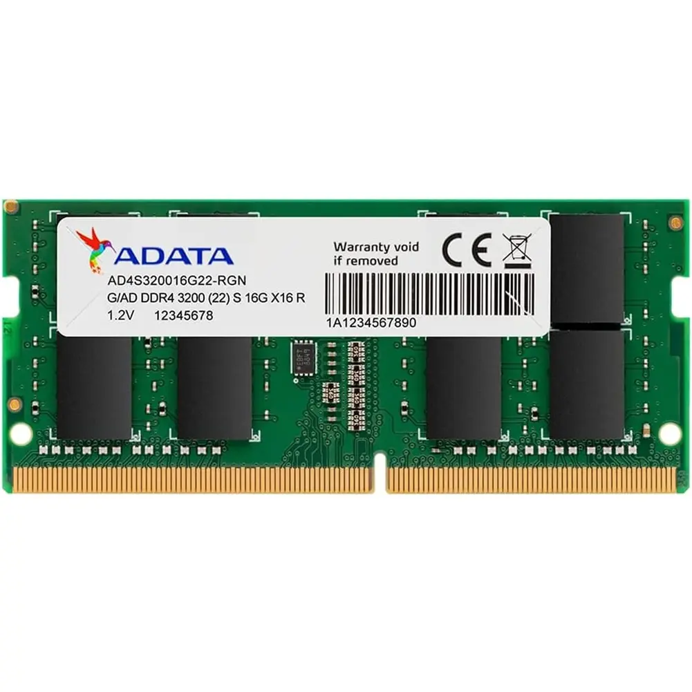 AdATA 8GB 3200MHz DDR4 SO-DIMM 260pin Memory Module AD4S32008G22-SGN