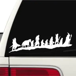 LOTR Car Window Vinyl Decal in black- High Quality sticker