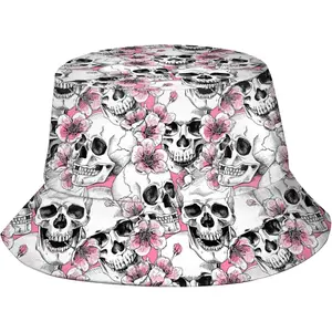 Bucket Hat for Women Men Funny Halloween Hats Packable Outdoor Fisherman Hats Caps Unisex