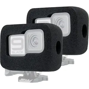 2-Pack Windslayer Cover Wind Muff for GoPro Hero 9 10 11 12 13 Black Wind Noise Reduction Housing Frame Case