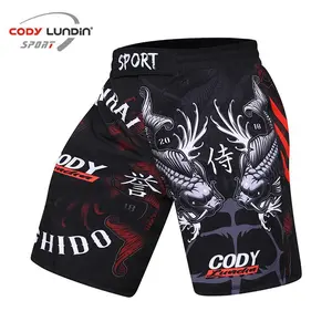 Men's Cody Lundin Custom Sublimated Muay Thai Shorts - Quick Drying Polyester Mix, Cool Print Apparel for Grappling, MMA Boxing