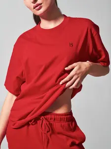 Essential Short Sleeve Tee - Lipstick Red