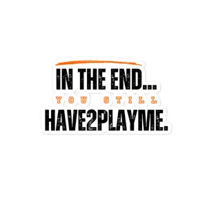 Sticker of Black Gold Logo