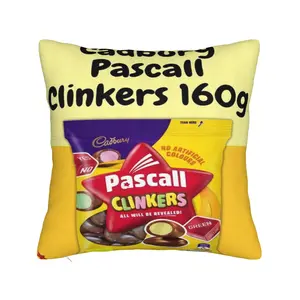 1 piece pascal clinkers (1) throw pillow cover Decorative Pillowcases for Cozy Living Room and Bedroom Soft Machine Washable Cores Not Included