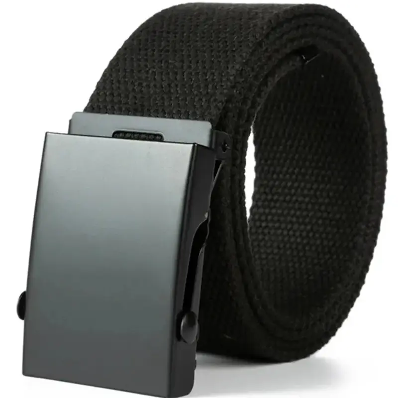 Men's Adjustable Canvas Nylon Work Belt, Adjustable Buckle, Durable Fashion Design for Golf Sports, Casual Waist Belt, Suitable for Any Occasion, Daily Use, Adjustable Belts