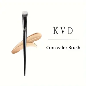 Kat Von D-35 Makeup Brush Set, Soft Bristle Concealer Brushes, Contoured Foundation Brush, Seamless Finish Brush, Handle Design, Professional Cosmetic Tools for Women, Synthetic Pinhead Brushes