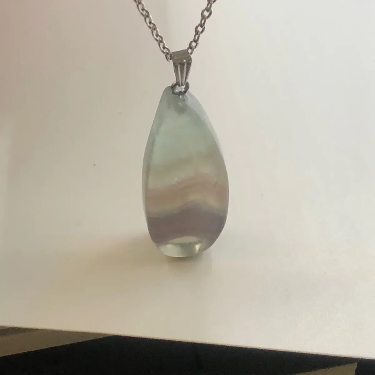 Rainbow Fluorite  Necklace #131