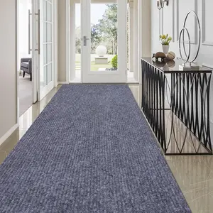 Runner Rugs 3 x 15 ft for Hallway with Rubber Backing, Non Slip Indoor Rug, Outdoor Runner Rug , Custom Size Area Rugs for Entryway, Balcony, Patio, Kitchen, Garage, Stair, and Laundry