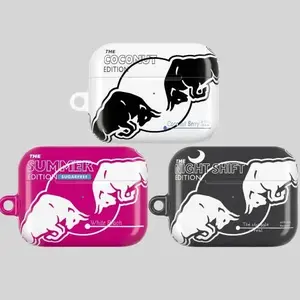 Red Bull Night Shift Coconut Summer Energy Drink Caffeine Lover Many Flavor Pattern All Overprint AirPods Case Collection, Durable Trendy Covers For Airpods Gen 1,2,3,4 Airpods Pro 1,2,3 Perfect Gift Idea For Her, Him, Fans