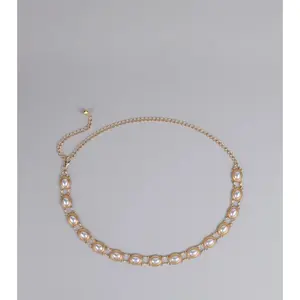 Glam Intentions Pearl Chain Belt